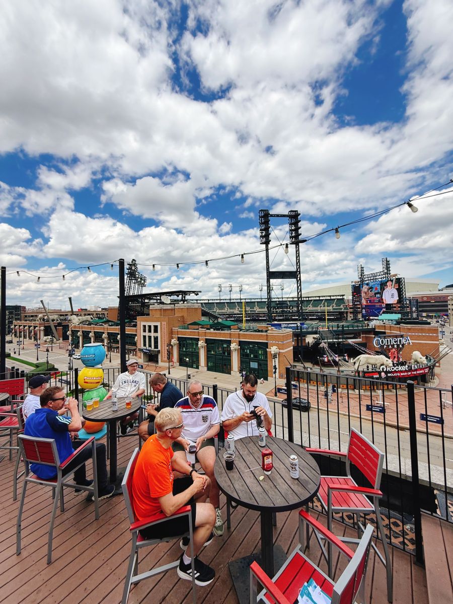 Tin Roof - Great rooftop bar overlooking Comerica Park